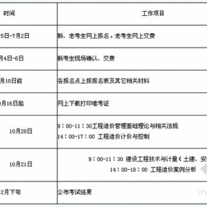 2012年无锡市造价工程师考试报名6月15-7月2日