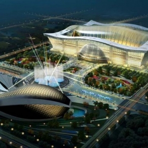 全球最大单体建筑 成都新世纪环球中心广场即将建成