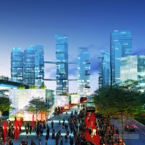 Broadway Malyan设计的世界顶级最宜居住的城市 吉隆坡南部城市规划