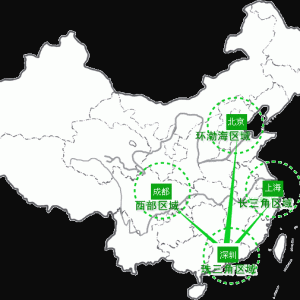 深圳华侨城房地产有限公司“1+3”全国战略布局