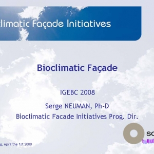 Bioclimatic Facade