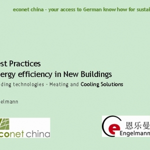 Best Practices Energy efficiency in New Buildings...