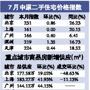 中原地产研究中心:低迷状态向二手市场全面蔓延
