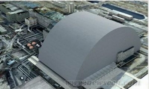 乌克兰为切尔诺贝利反应堆建造钢铁封壳
