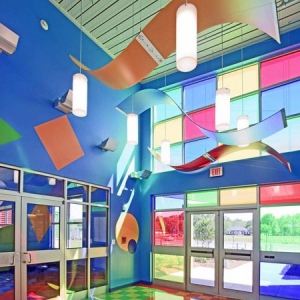 美国色彩缤纷的Sterlington小学