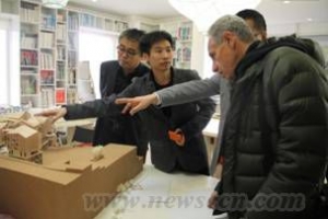 埃里克·欧文·摩斯中国行拜访北京墨臣建筑设计事务所