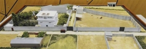 五角大楼展示拉登藏身建筑机密模型