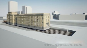 苏黎世一座百年建筑移动60米为车站腾地