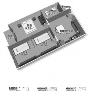 北京公租房户型图发布 “样板间”共有21种