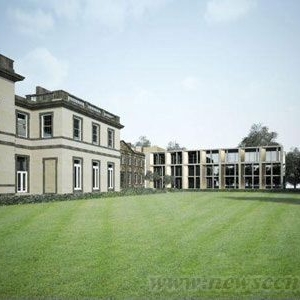 英国约克郡雕塑公园的一座宅邸改造成饭店