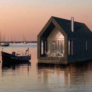 漂浮的房子:湖滨住宅