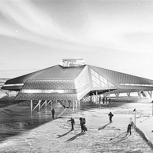 冰雪世界中的建筑奇葩