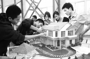四川省攀枝花学院举办建筑模型展览