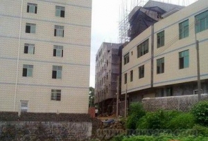 海口迈瀛村百余幢违建疯长 房子比路修得快