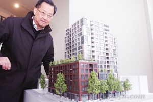 温哥华华埠第一高楼设计曝光