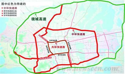 江苏省苏州市中环快速路明年初开工 二到三年建成通车