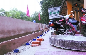 北京海淀一饭店装修贼“霸”道