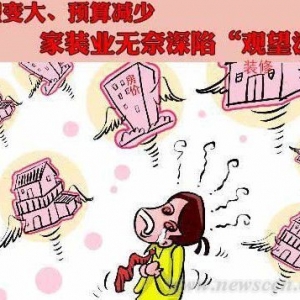 预算减少品牌难树 家装业步入观望期