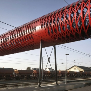 Roche-sur-YonĿRailway Footbridge at Roche-sur-Yon