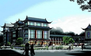 惠州宾馆进行“穿衣戴帽”工程改造 将变身仿古建筑