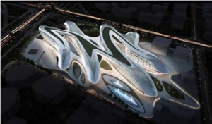 SOHO临空地块设计方案出炉 造型酷似动车组