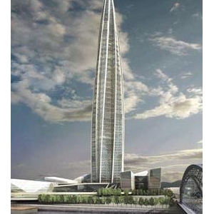 RMJM的Gazprom大厦将搬到圣彼得堡郊区建造