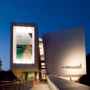 挑战你视觉的比利时Musée Hergé博物馆