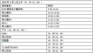 2009中国国际建筑及室内设计节高峰论坛报名开始!