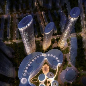 Atkins���ൺ̫ƽ���ι㳡��ʼʩ������ͼ��