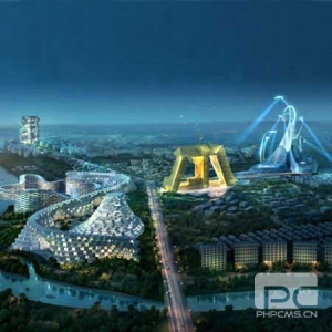 韩安山市城市规划方案 设计来自MAD等四家公司