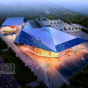 牟平区将建文化中心 建筑设计方案近日出台(组图)