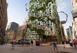 美国:利用停工的建筑工地放置“生态荚”
