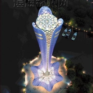 世园最高建筑万花塔开工(图)