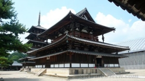 世界最古老的木结构建筑:奈良法隆寺