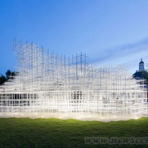 日建筑师藤本壮介设计的2013蛇形画廊正式对外开放