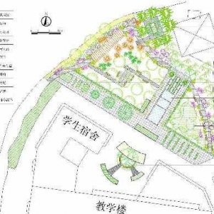 成都十八中校内公园景观设计方案
