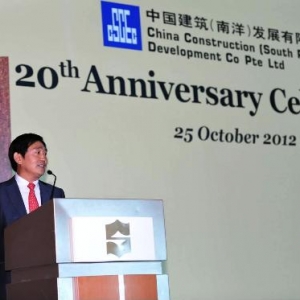 陈国才副总裁出席中建南洋公司成立20周年庆祝晚宴