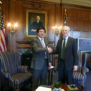 中建美国公司拜会美国商务部部长John Bryson