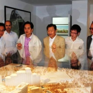 外交部拉美司杨万明司长视察中建美国巴哈马大型海岛度假村项目