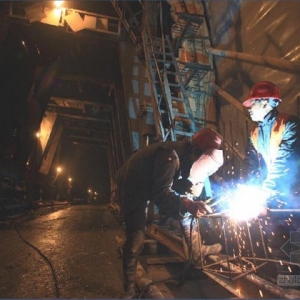新关角隧道施工现场