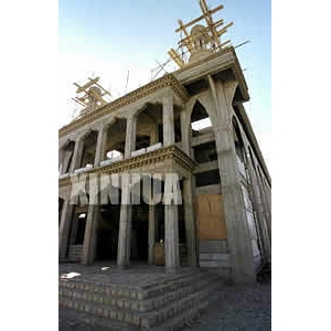 拉萨清真大寺改扩建工程主体完工(图)