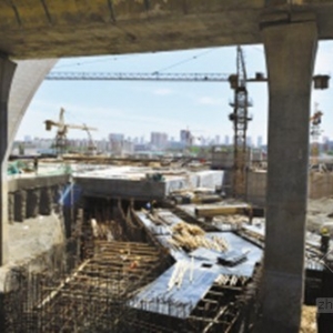石家庄新客站东广场回填基本完成