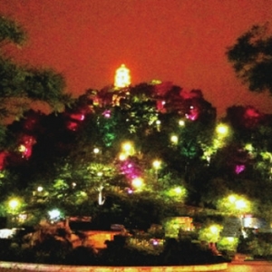 安顺投资200万西秀白塔夜景地标改造工程竣工