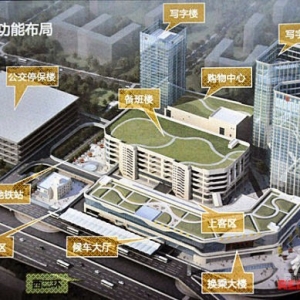 长沙河西零换乘枢纽2015年5月竣工