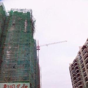 楼顶“葡萄架子”坍塌砸穿地面防护棚