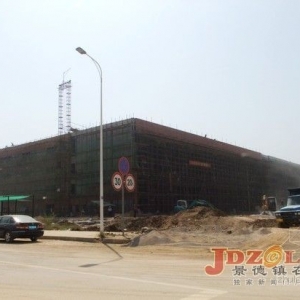 2013瓷博会新展馆施工现场热火朝天将竣工