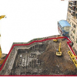 ����һ��סլ¥������ʩ��ǽ�忪��