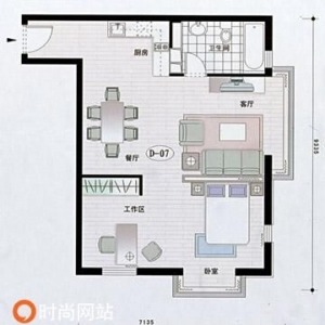 几十平米的小户型也能实现欧风古韵