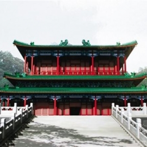 戒台寺千佛阁复建完成封顶