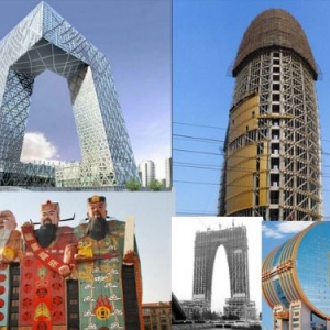 时评:中国都市建筑呈现好莱坞式奇葩景观